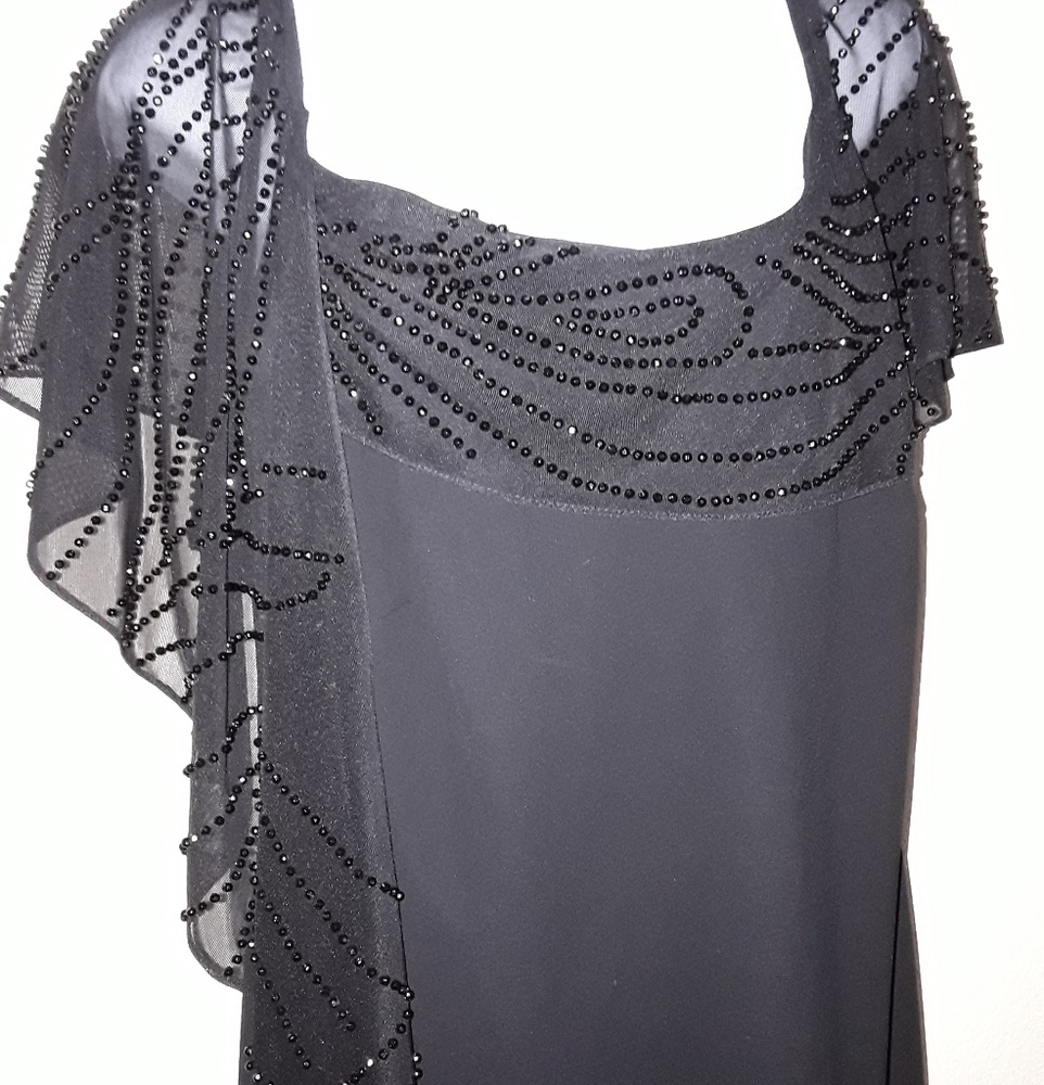 Full length beautiful black gown